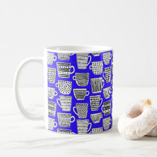Tasses à café de style scandinave dessinées à la m