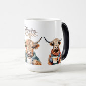 Tasses à café de vache Highland, tasses à café mig (Devant droit)
