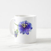 Tasses à café Fleurs de la Passion Pourpre (Devant gauche)