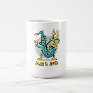 Tasses à café Jazz & Java Funny Saxophone | Jazz