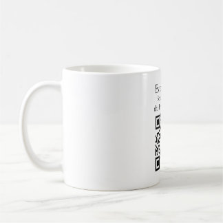 Tasses à café personnalisées avec code QR pour les