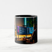 Tasses à café pour programmeurs. (Centre)