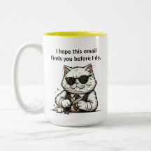 Tasses à café Typographie drôle Collègue de travai