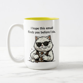 Tasses à café Typographie drôle Collègue de travai