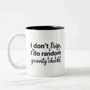 Tasses à citations drôles bicolores