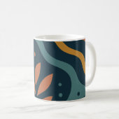Tasses à design abstrait coloré (Devant droit)