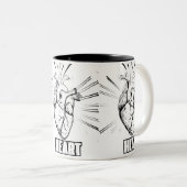 TASSES À MOTIF DE COEUR (Devant droit)