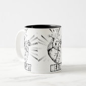 TASSES À MOTIF DE COEUR (Devant gauche)