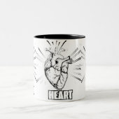 TASSES À MOTIF DE COEUR (Centre)
