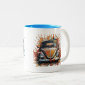 Tasses à motifs de bus (Devant droit)