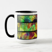Tasses Abstraites aux Vitres Peintes (Gauche)