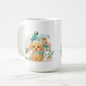 Tasses . Animaux Mignons (Devant gauche)