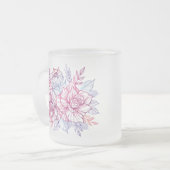 Tasses avec un bouquet de fleurs (Devant gauche)