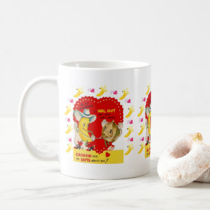 Tasses banane et noix de cajou pour la Saint-Valen
