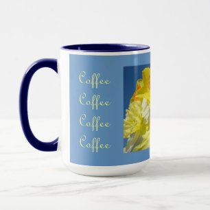 Tasses Café Café avec des amis Mugs Jonquilles Fle