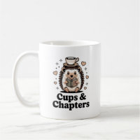 Tasses & Chapitres Chaud Hérisson Automne Cosy