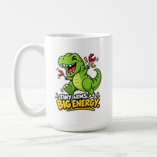 Tasses Classiques Tiny Arms, Big Energy ☕⚡