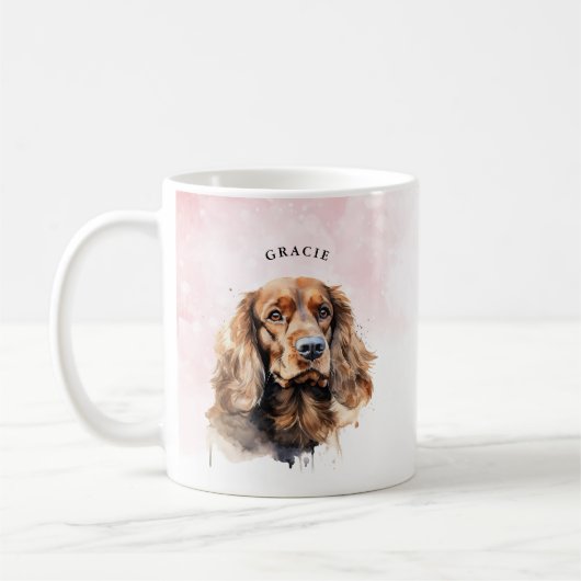 Tasses Cocker Spaniel (Gauche)
