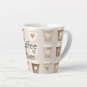 Tasses cœur café crème (Angle droit)