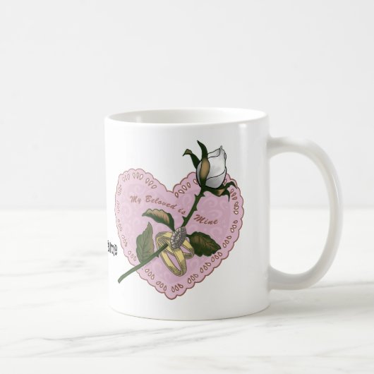 Tasses cœur de rose adorées (Droite)