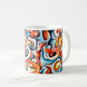 Tasses - Couleurs Abstraites (Devant droit)