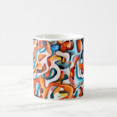 Tasses - Couleurs Abstraites (Centre)