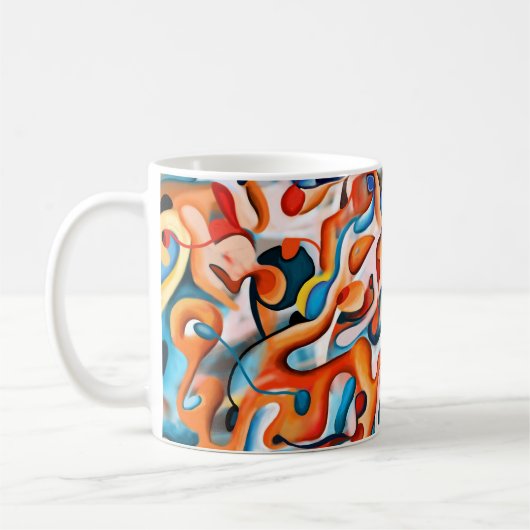 Tasses - Couleurs Abstraites (Gauche)