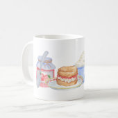 Tasses crèmes britanniques de thé (Devant gauche)