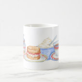 Tasses crèmes britanniques de thé (Centre)