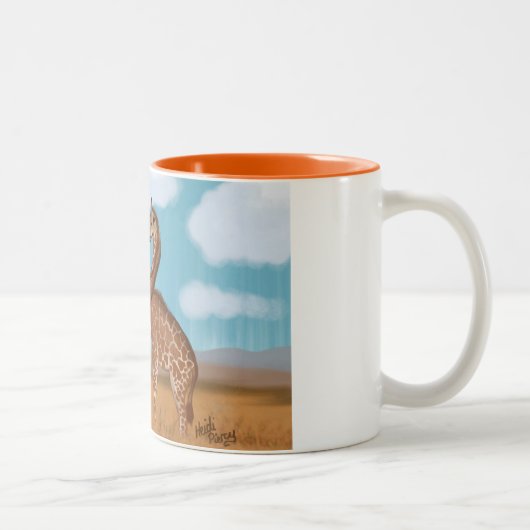Tasses d'amour de girafes (Droit)