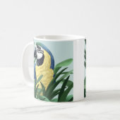 Tasses d'ara de bleu et d'or (Devant gauche)