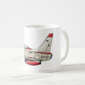 Tasses d'avions militaires de chasseur à réaction (Devant droit)