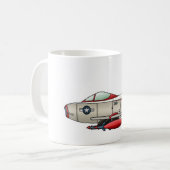 Tasses d'avions militaires de chasseur à réaction (Devant gauche)