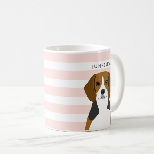 Tasses de beagle (Devant droit)