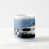 Tasses de bleu de Checkerband de peloton (Centre)