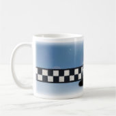 Tasses de bleu de Checkerband de peloton (Gauche)