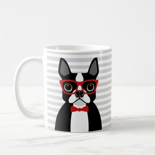 Tasses de Boston Terrier (Gauche)