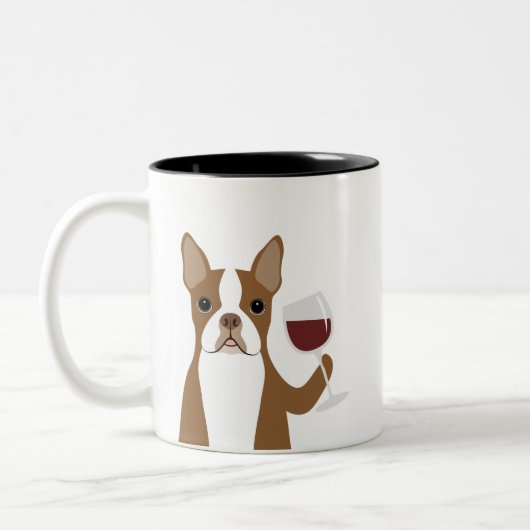 Tasses de Boston Terrier (Gauche)