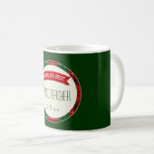 Tasses de cadeau de Noël de plaid de vacances de (Devant droit)