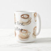 Tasses de café à la crème (Devant droit)