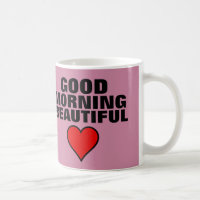 Tasses de café BONJOUR de SAINT-VALENTIN BELLES