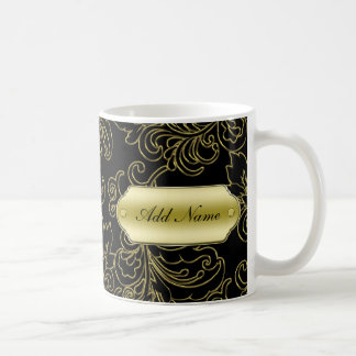 Tasses de café chiques de monogramme