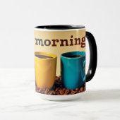 Tasses de café de bon matin, (Devant droit)