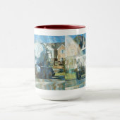 TASSES de CAFÉ de concepteur de camion de ciment (Centre)