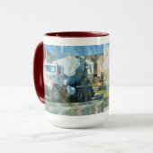 TASSES de CAFÉ de concepteur de camion de ciment (Devant gauche)