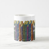 Tasses de café de conception de librairie (Centre)