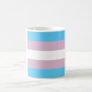 Tasses de café de drapeau de transsexuel