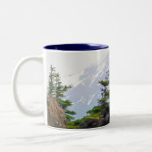 Tasses de café de l'Alaska - bluff de montagne (Gauche)