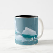 Tasses de café de l'Alaska - iceberg (Devant droit)