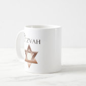Tasses de café de Mitzvah de barre (Devant gauche)